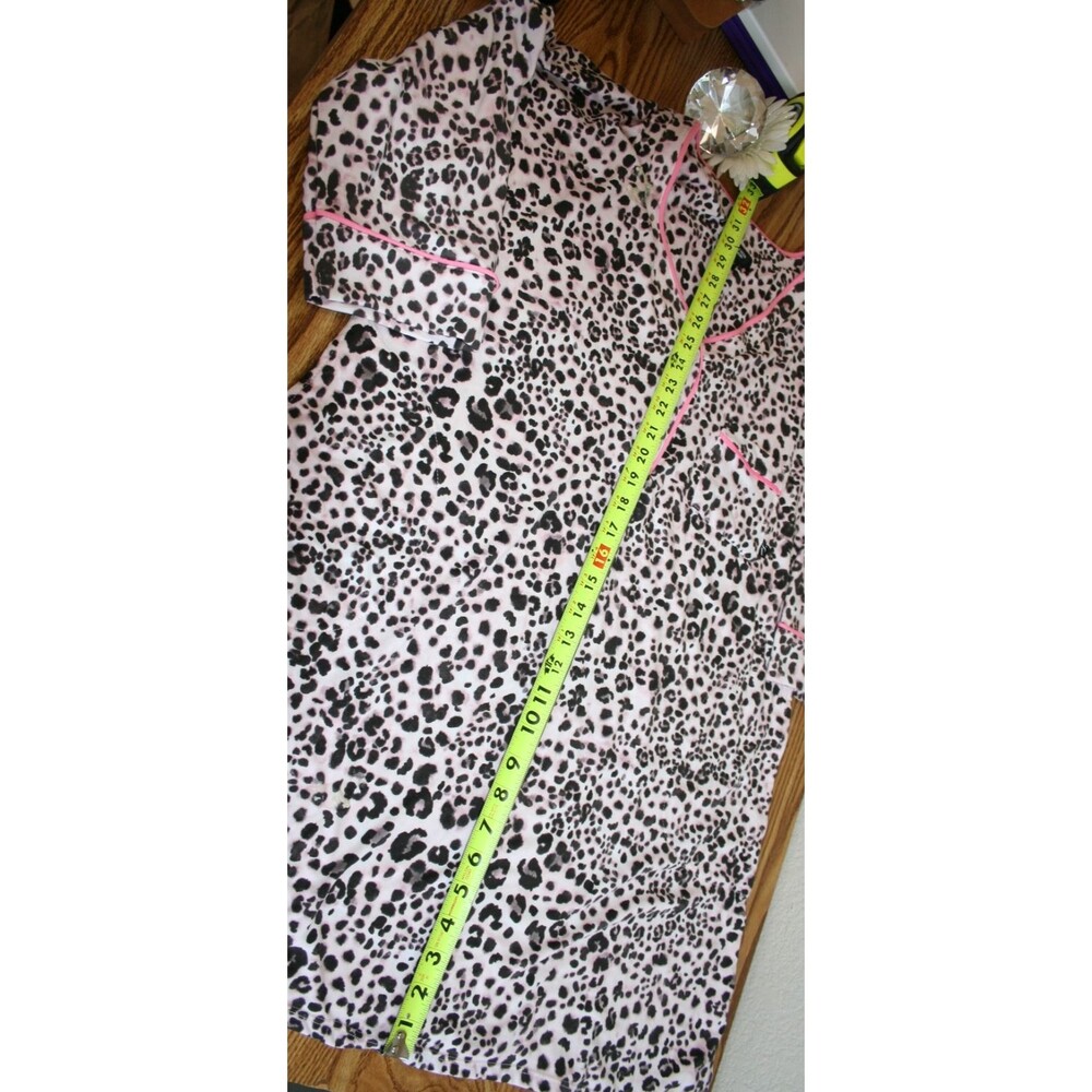 Simply Vera Vera Wang Sleep Shirt Nightgown Leopard Print XXL Soft See Descript - Picture 4 of 5